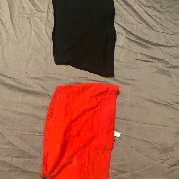 H&M XS red bandeau top never worn - Picture 2 of 2